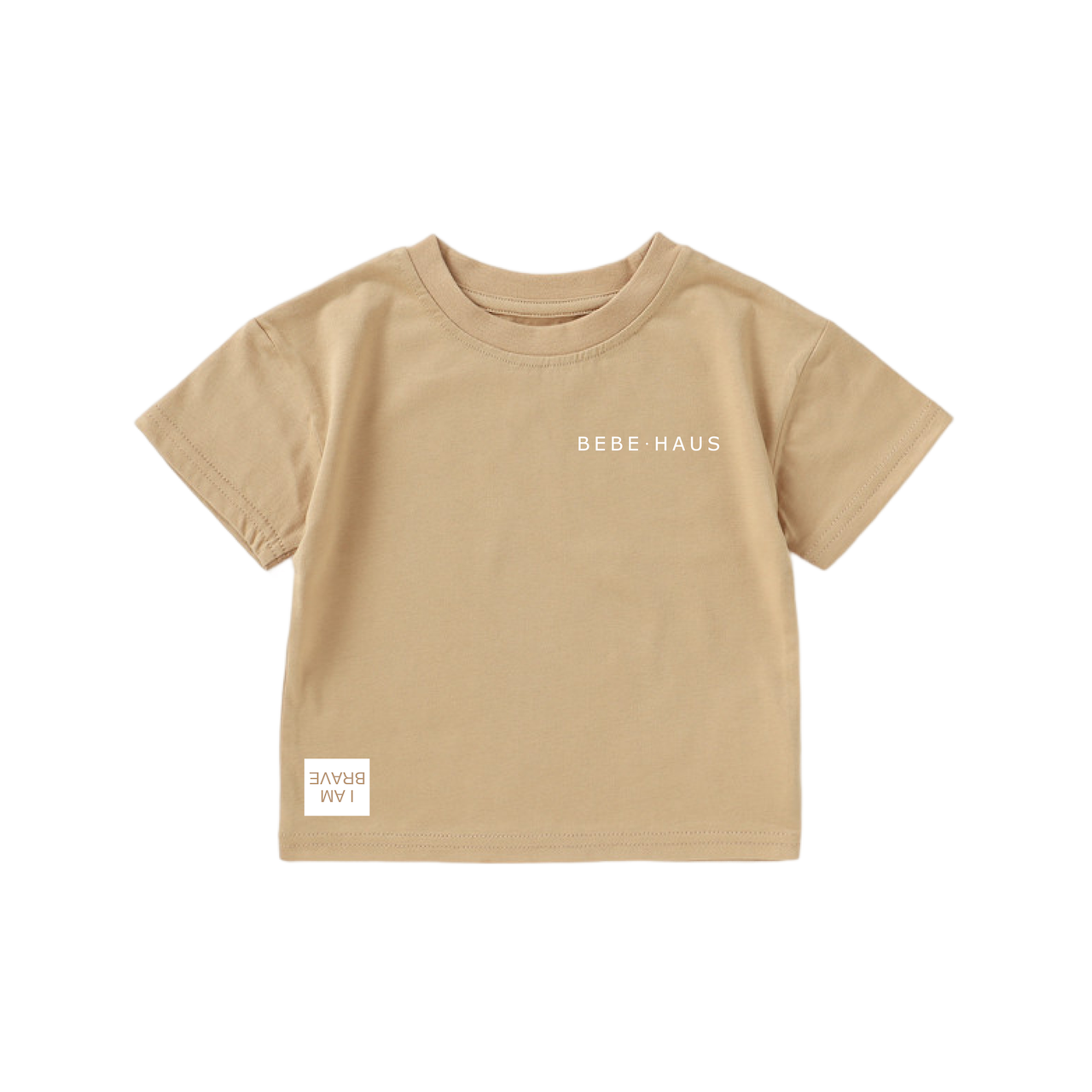 I AM BRAVE T-Shirt - Latte