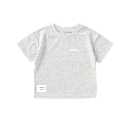 I AM SMART T-shirt - Cloud Grey (Green Label)