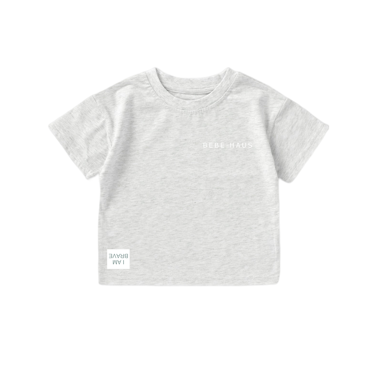 I AM BRAVE T-shirt - Cloud Grey (Green Label)