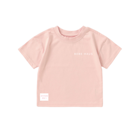 I AM BRAVE T-Shirt - Dusty Pink